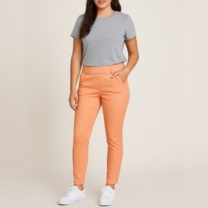 Juicy Couture Peach Cotton Cali Pullover Elastic Waist Joggers in s Peach SZ:28